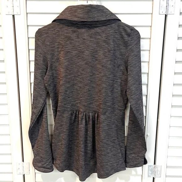 Gaiam Gray Yoga Zip Up Light Jacket - Picture 3 of 7